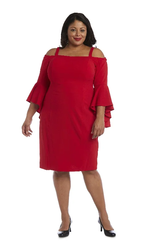 Maternity dress for a baby's first visit to the community garden R&M Richards 8858W Short Cocktail Plus Size Dress Maternity dress for a baby's first visit to the community garden R&M Richards 8858W Short Cocktail Plus Size Dress
