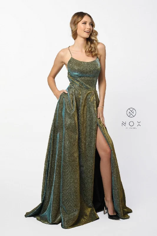 Maternity dress for a brunch with friends Prom Long Formal Spaghetti Strap Metallic Dress Maternity dress for a brunch with friends Prom Long Formal Spaghetti Strap Metallic Dress