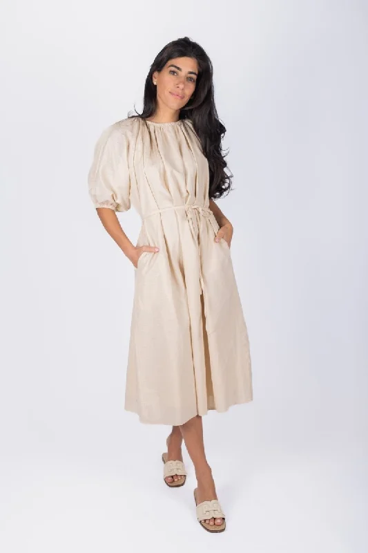  SELENA DRESS (BEIGE)