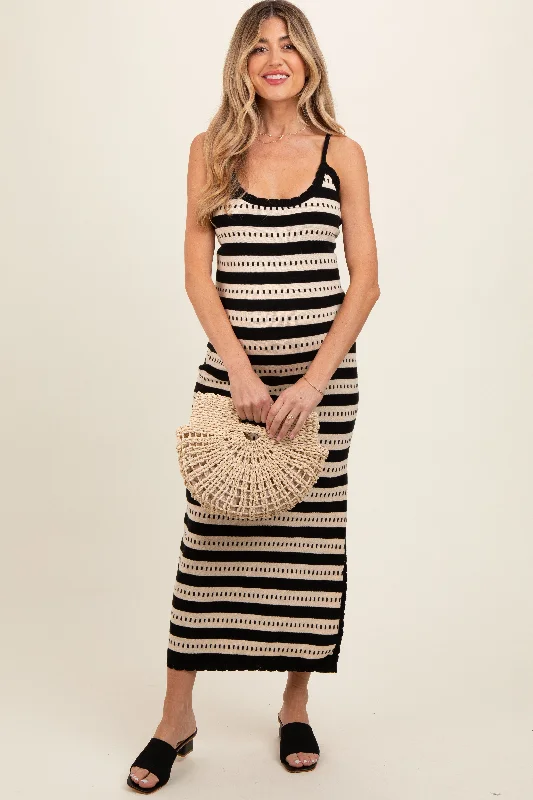 Maternity dress for a fall harvest festival Beige Patterned Sleeveless Maternity Maxi Dress Maternity dress for a fall harvest festival Beige Patterned Sleeveless Maternity Maxi Dress