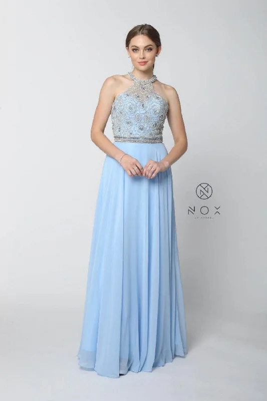 Short sleeve maternity sundress for summer Long High Neck Jeweled Prom Dress Sale