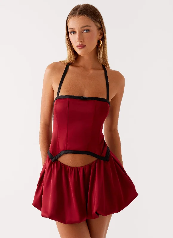 Mini dresses with wrap - around styles Pacific Mini Dress - Red