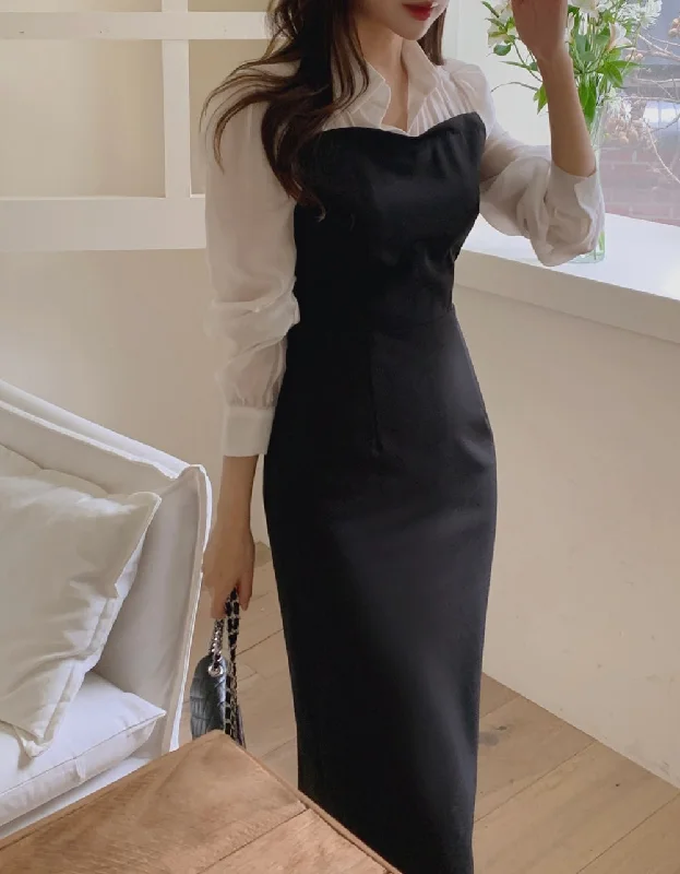  [🌷S/S] Amure Tencel Blouse Dress