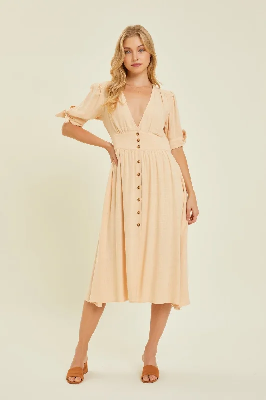 Midi dresses with abstract art prints for an artistic statement Lena Midi Dress