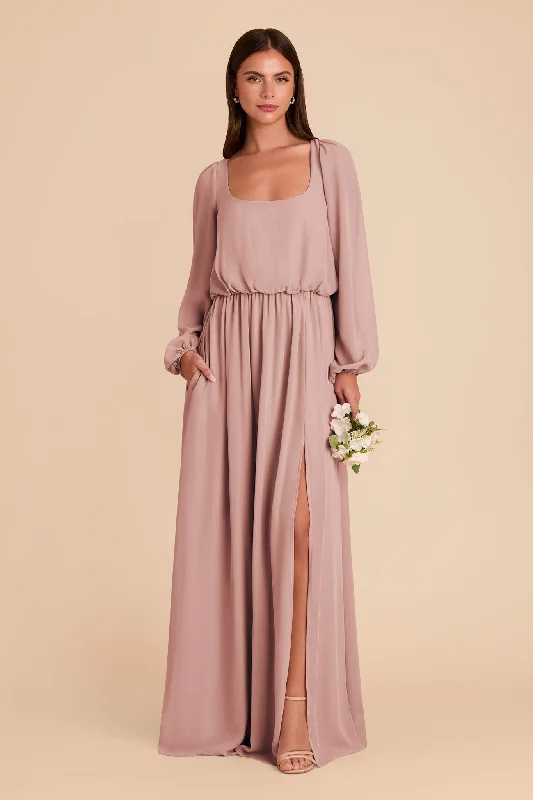 Maternity dress for a baby's first visit to the meditation garden Eloise Chiffon Dress - English Rose Maternity dress for a baby's first visit to the meditation garden Eloise Chiffon Dress - English Rose