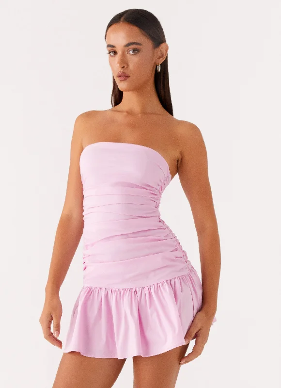 Everyday Dress with Matching Scarf for a Complete Look​ Carmel Mini Dress - Pink