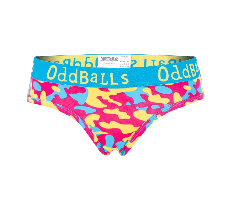 Women's polka - dot briefs for a retro vibeCamouflage - Ladies Briefs