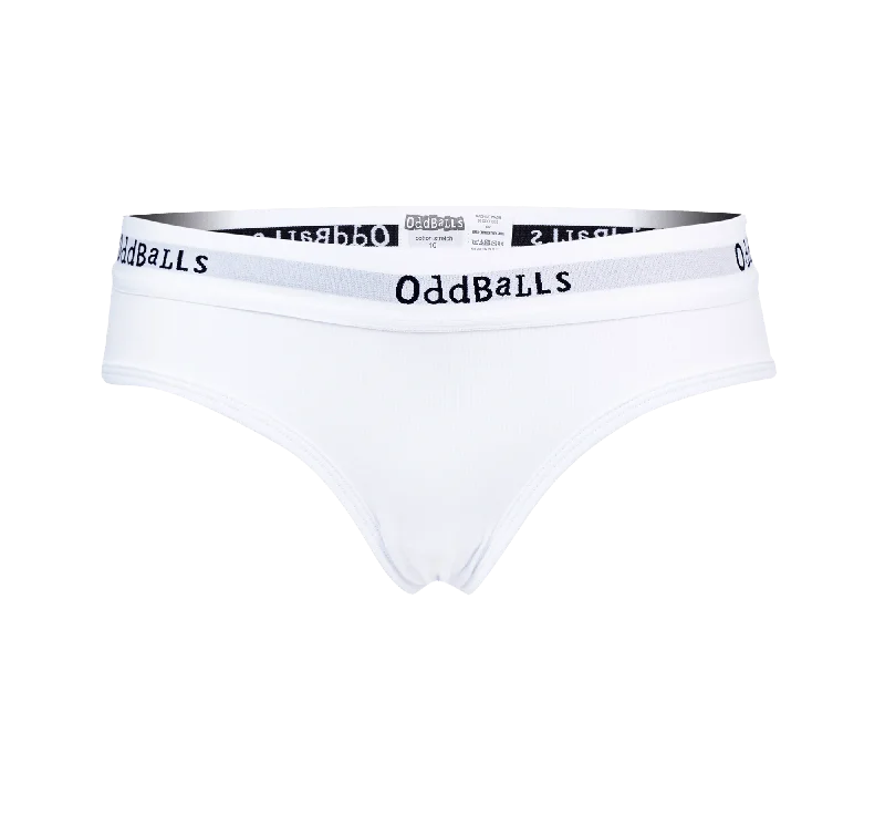 Women's seamless high - waisted briefs for tummy controlClassic White - Ladies Briefs