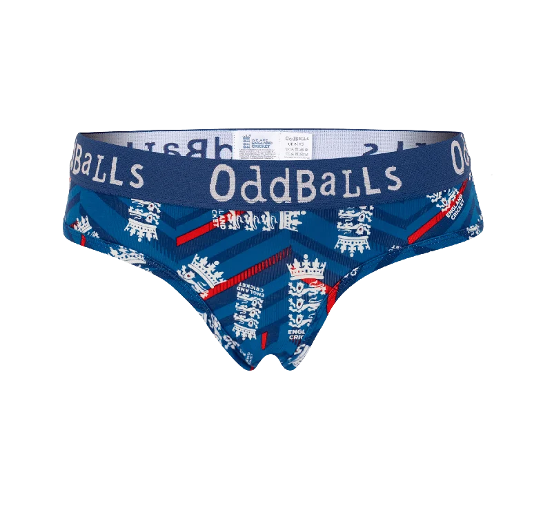 Women's multicolored printed briefs for a fun styleEngland Cricket ODI Inspired - Ladies Briefs Women's multicolored printed briefs for a fun styleEngland Cricket ODI Inspired - Ladies Briefs