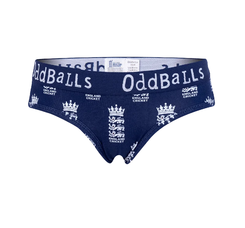 Women's lingerie - set briefs for a matching ensembleEngland Cricket BLUE - Ladies Briefs Women's lingerie - set briefs for a matching ensembleEngland Cricket BLUE - Ladies Briefs
