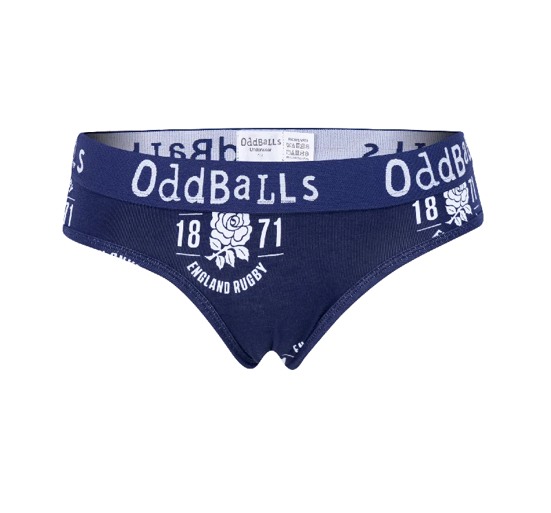 Women's black lace briefs for a classic sexy lookEngland Rugby Heritage - Ladies Briefs Women's black lace briefs for a classic sexy lookEngland Rugby Heritage - Ladies Briefs