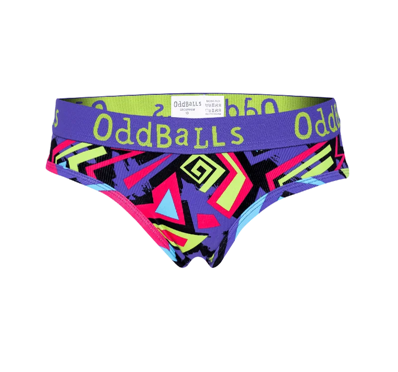 Women's string briefs with a metallic accentGraffiti - Ladies Briefs