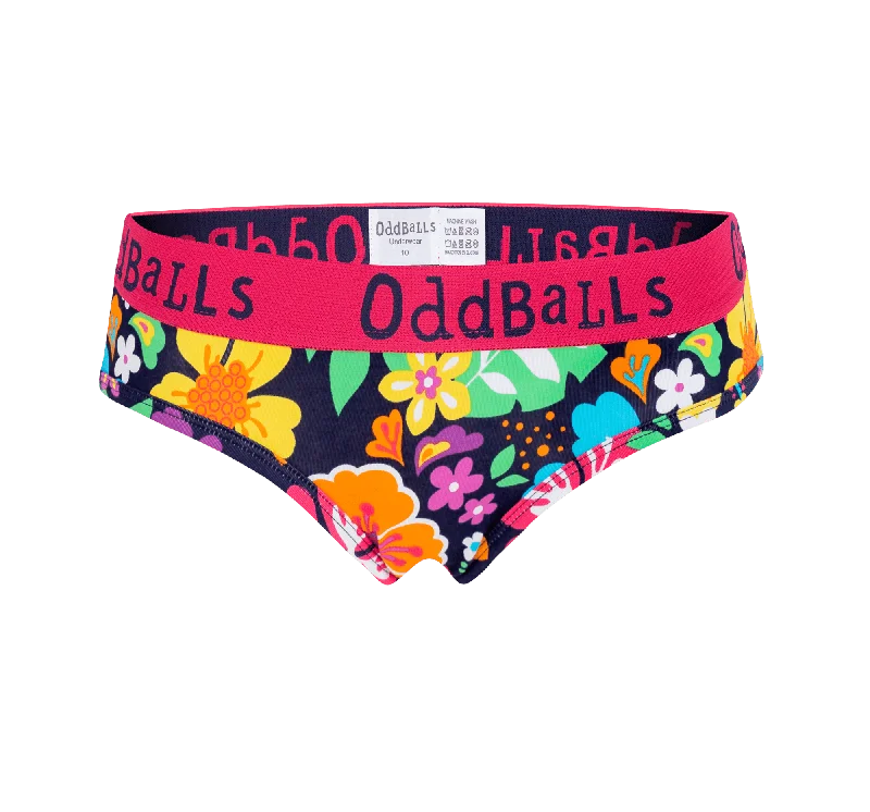Women's hipster briefs with a ribbed textureHawaii - Ladies Briefs