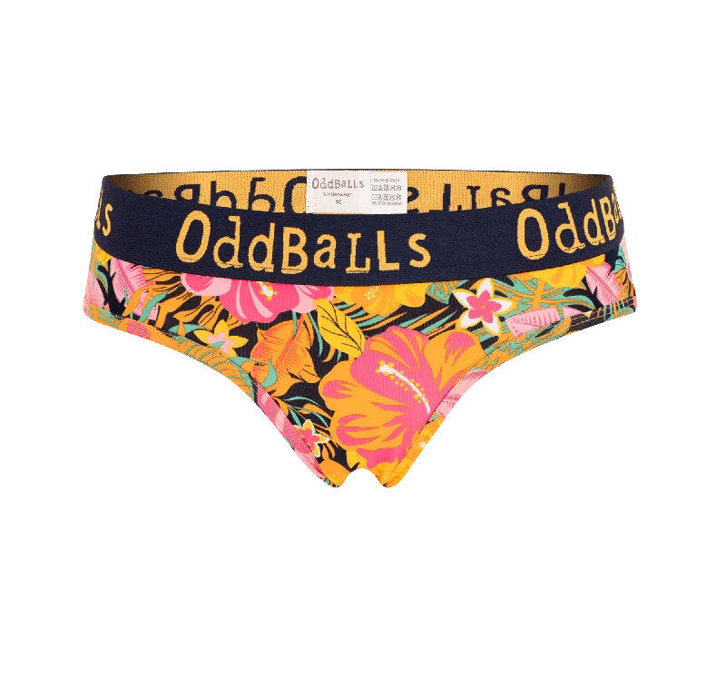 Women's silk - lined briefs for a luxurious feelHibiscus - Ladies Briefs