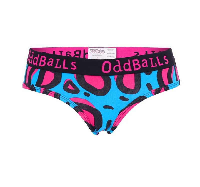 Women's cashmere - blend briefs for extra softnessLazy Leopard - Ladies Briefs