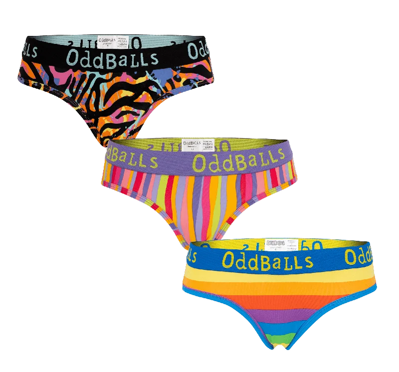 Women's sports - wear briefs for athletic activitiesMulticolour Bundle - Ladies Briefs 3 Pack Bundle Women's sports - wear briefs for athletic activitiesMulticolour Bundle - Ladies Briefs 3 Pack Bundle