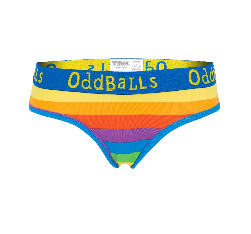 Women's boyshort briefs with a floral printRainbow - Ladies Briefs