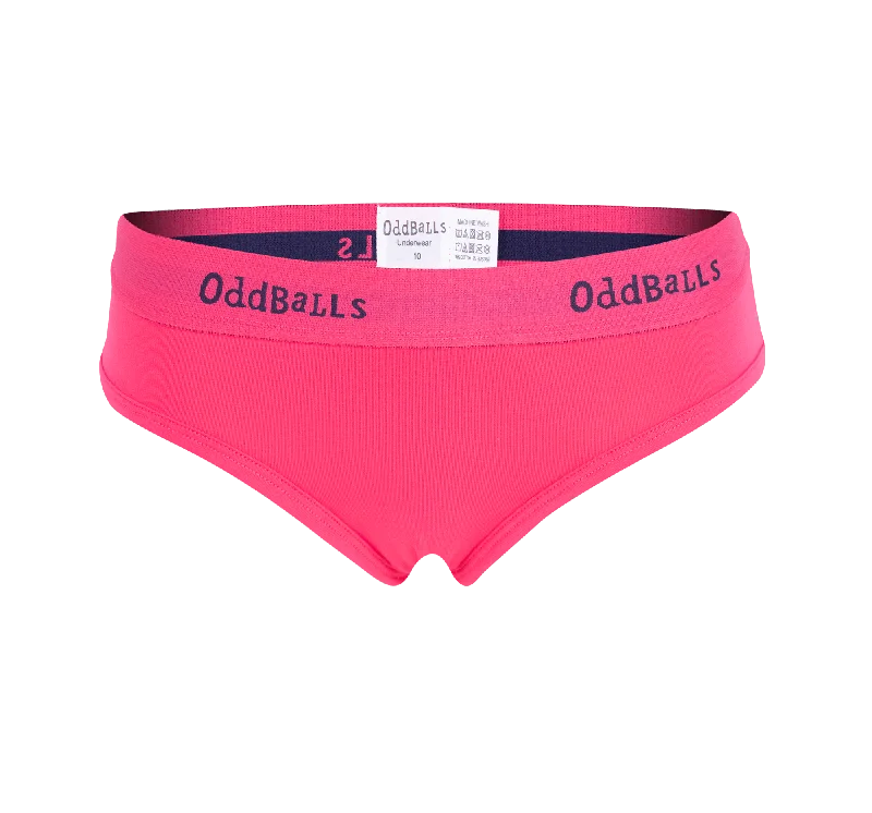 Women's bikini - style briefs with a scalloped edgeRosy Cheeks - Ladies Briefs