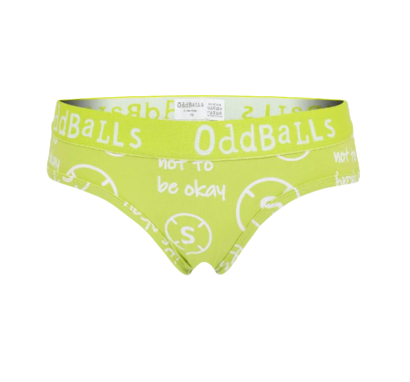 Women's sports - wear briefs for athletic activitiesSamaritans - Green - Ladies Briefs Women's sports - wear briefs for athletic activitiesSamaritans - Green - Ladies Briefs