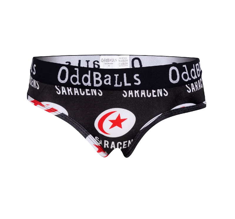 Women's red satin briefs for a passionate statementSaracens - Ladies Briefs