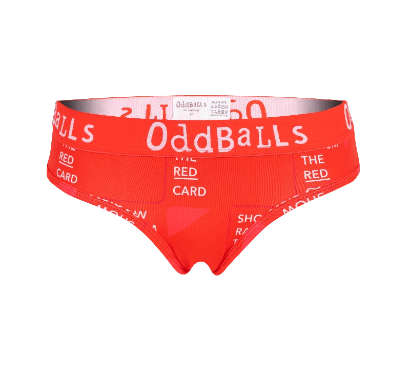 Women's quick - dry briefs for water activitiesShow Racism The Red Card - Ladies Briefs