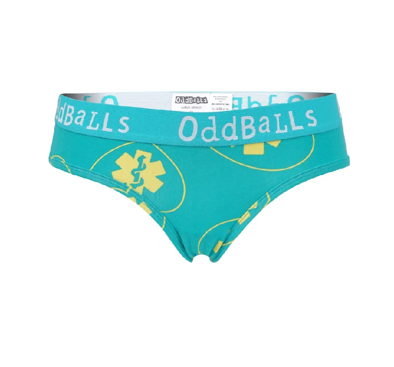 Women's adjustable - fit briefs with elastic sidesThe Ambulance Staff Charity - Ladies Briefs