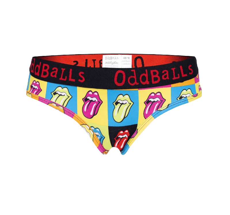 Women's seamless high - waisted briefs for tummy controlThe Rolling Stones - Multi - Ladies Briefs Women's seamless high - waisted briefs for tummy controlThe Rolling Stones - Multi - Ladies Briefs
