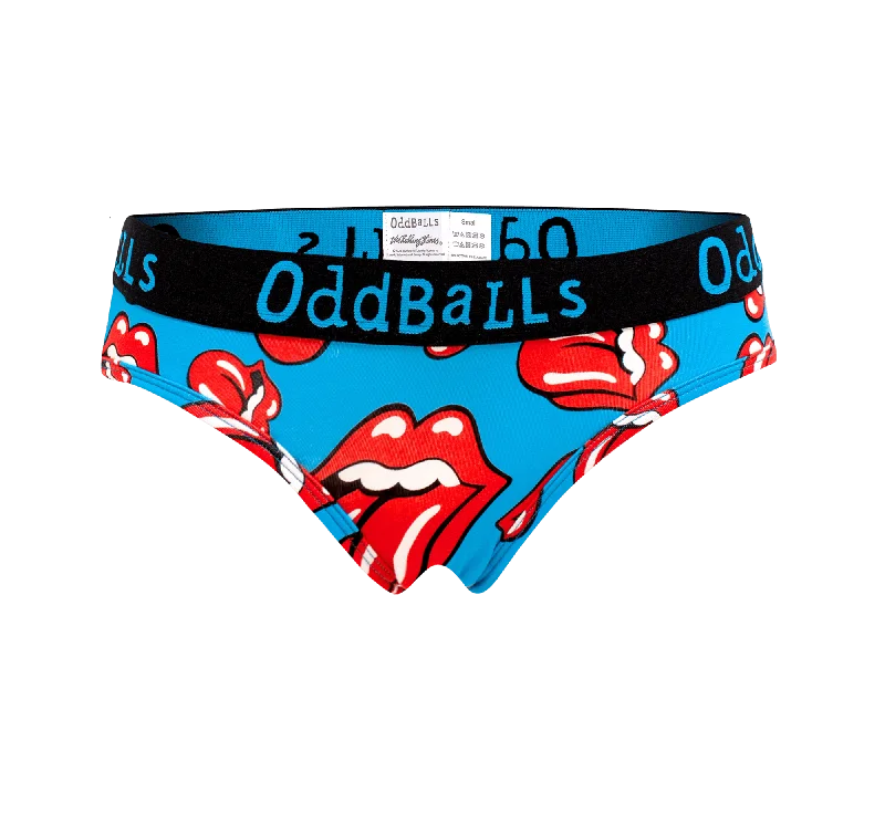 Women's adjustable - fit briefs with elastic sidesThe Rolling Stones - Red - Ladies Briefs Women's adjustable - fit briefs with elastic sidesThe Rolling Stones - Red - Ladies Briefs
