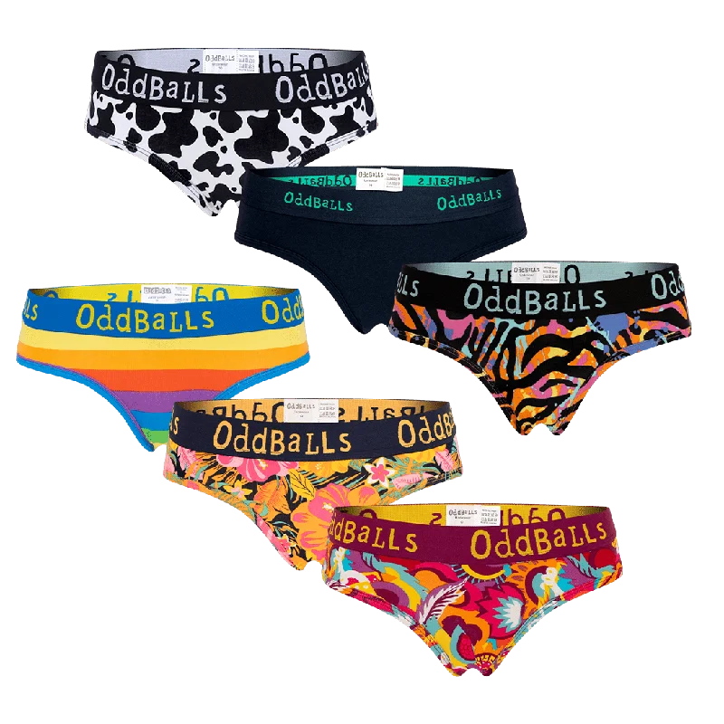 Women's bamboo fiber briefs for breathabilityVibrant Bundle - Ladies Briefs 6 Pack Bundle Women's bamboo fiber briefs for breathabilityVibrant Bundle - Ladies Briefs 6 Pack Bundle