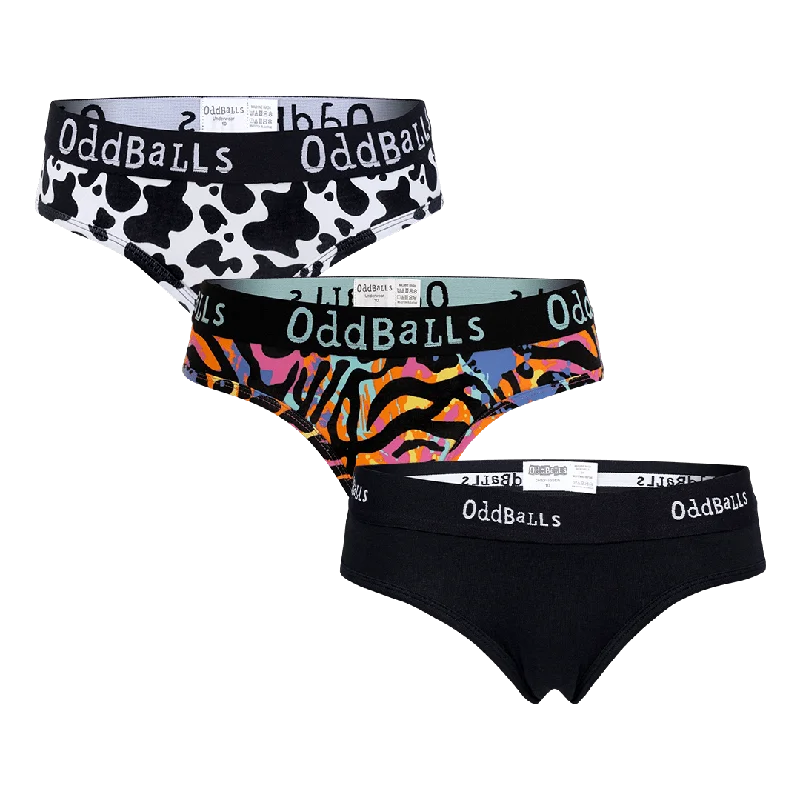 Women's geometric - patterned briefs for a modern styleWeekend Bundle - Ladies Briefs 3 Pack Bundle Women's geometric - patterned briefs for a modern styleWeekend Bundle - Ladies Briefs 3 Pack Bundle