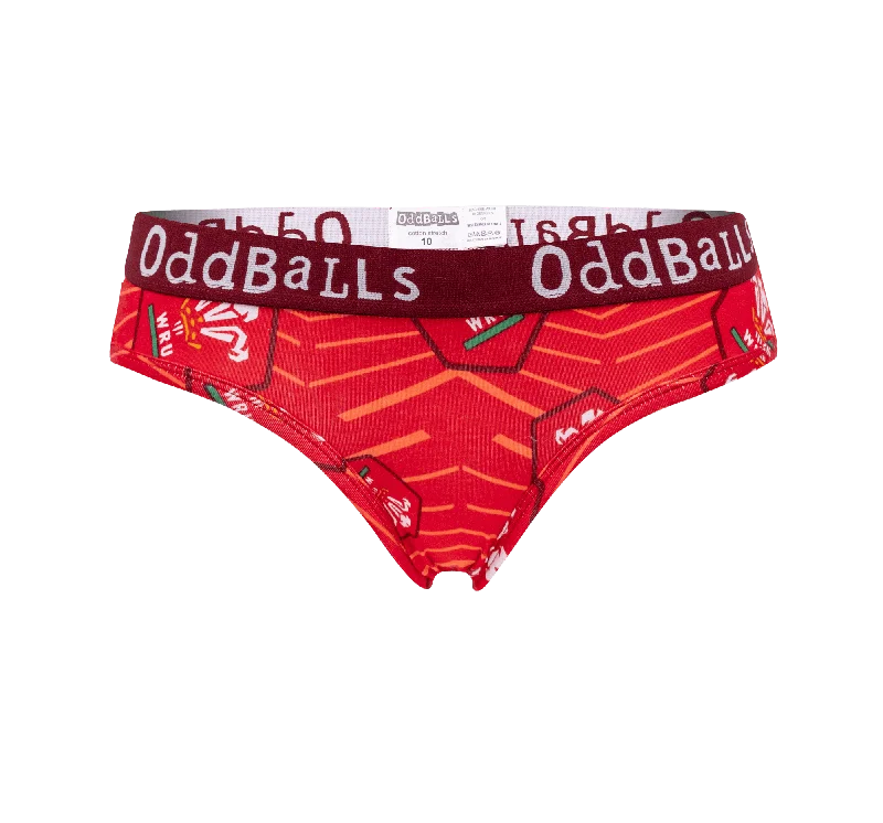 Women's white cotton briefs for a clean appearanceWelsh Rugby Union - Home - Ladies Briefs Women's white cotton briefs for a clean appearanceWelsh Rugby Union - Home - Ladies Briefs