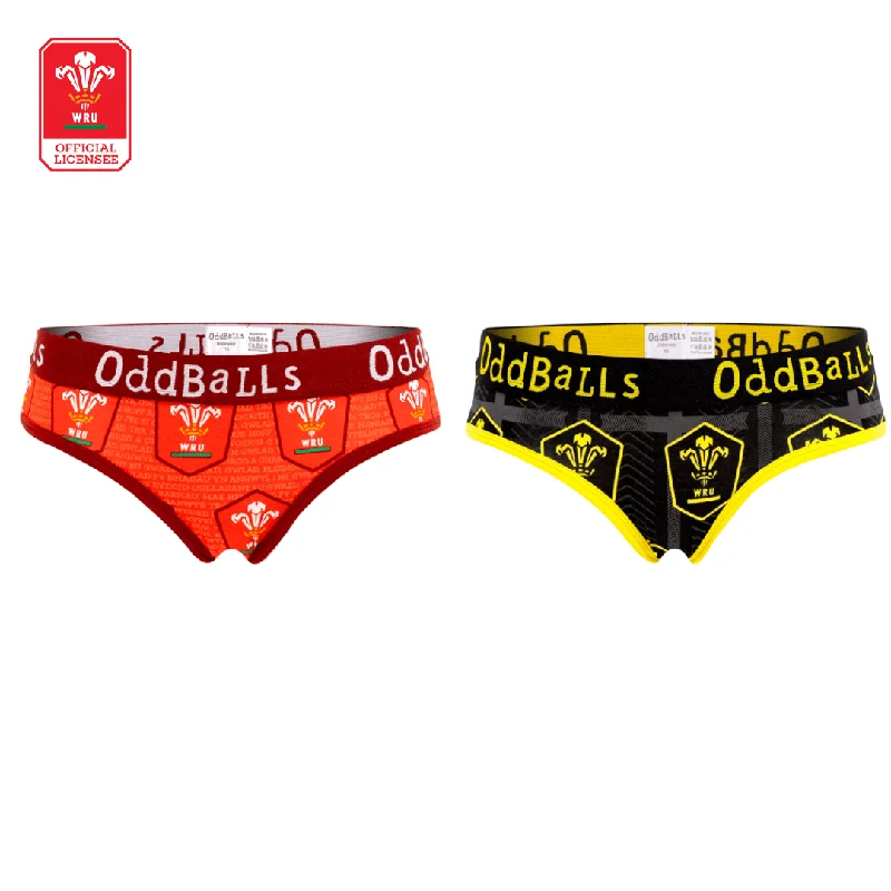 Women's moisture - wicking briefs for workoutsWelsh Rugby Union - Home & Alternate - Ladies Briefs Bundle Women's moisture - wicking briefs for workoutsWelsh Rugby Union - Home & Alternate - Ladies Briefs Bundle