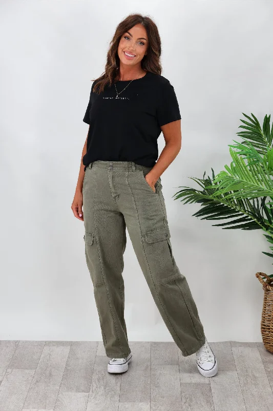 All About Eve Stevie Cargo Pant Khaki