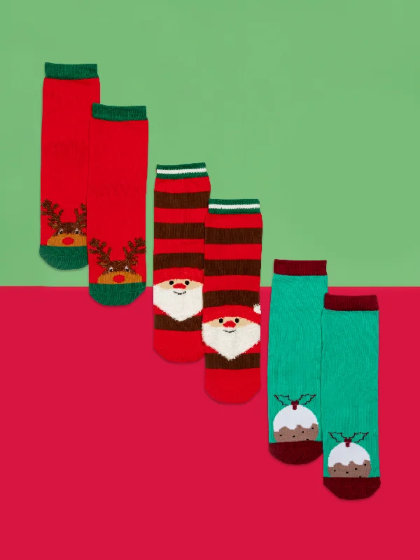 Christmas Sock Gift Set - 3 Pack