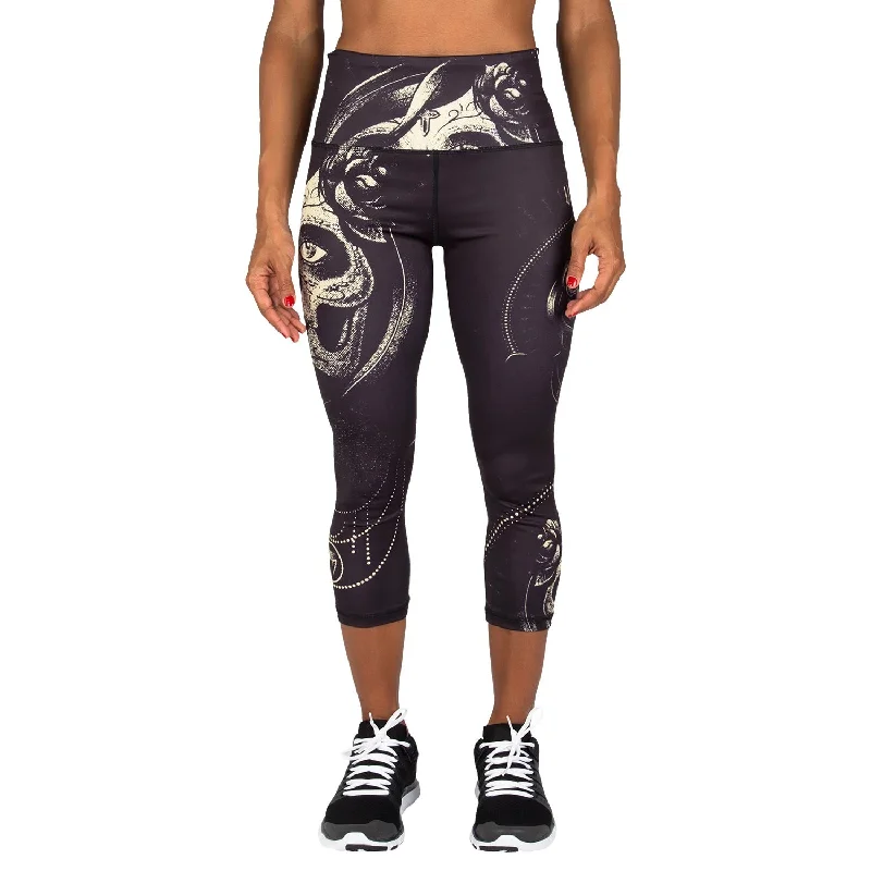Women's Leather - Look Tight Trousers with Zipper Details in Dark Gray for an Urban StyleCorsaire Femme Venum Santa Muerte Women's Leather - Look Tight Trousers with Zipper Details in Dark Gray for an Urban StyleCorsaire Femme Venum Santa Muerte