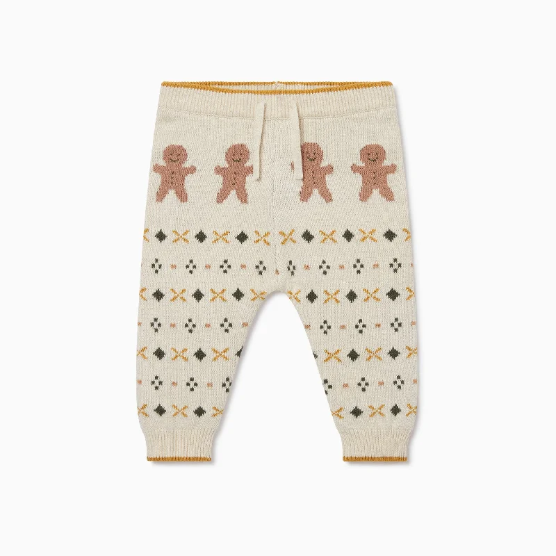 Knitted Gingerbread Joggers