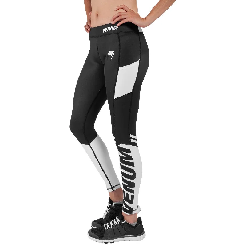 High - Waisted Women's Leather Tight Trousers in Black for a Rock - Chic LookLegging Femme Venum Power 2.0 High - Waisted Women's Leather Tight Trousers in Black for a Rock - Chic LookLegging Femme Venum Power 2.0