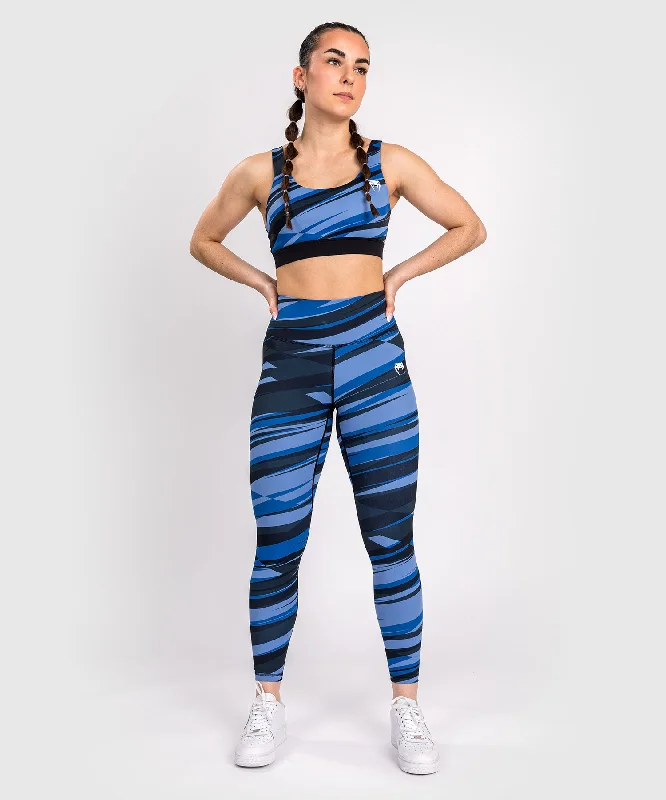 Women's Seamless Compression Tight Trousers in Gray for Fitness and Yoga SessionsLegging pour Femme 7/8  Venum Abyss - Shadow Blue