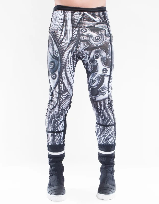 Women's Faux Leather Tight Trousers with Studded Details in Brown for an Edgy StyleLEGGINGS EHEIE M Women's Faux Leather Tight Trousers with Studded Details in Brown for an Edgy StyleLEGGINGS EHEIE M