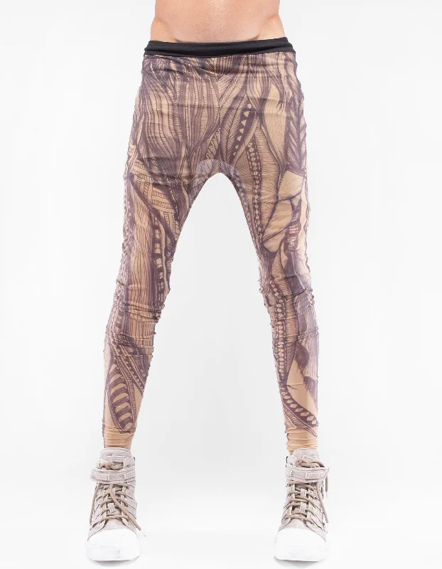 Women's Tight Trousers with Mesh Panels in Black for a Sexy and Modern AppearanceLEGGINGS GUARDIAN M
