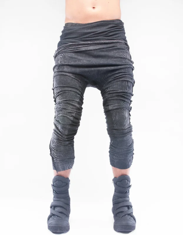 Women's Tight Trousers with Mesh Panels in Black for a Sexy and Modern AppearanceLEGGINGS RIB MYSTIC M Women's Tight Trousers with Mesh Panels in Black for a Sexy and Modern AppearanceLEGGINGS RIB MYSTIC M