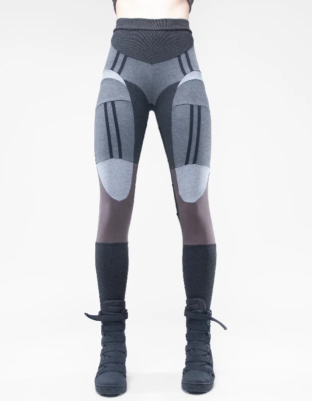 Plus Size Women's Printed Tight Trousers in Floral Patterns for a Spring - Inspired OutfitLEGGINGS ROBO