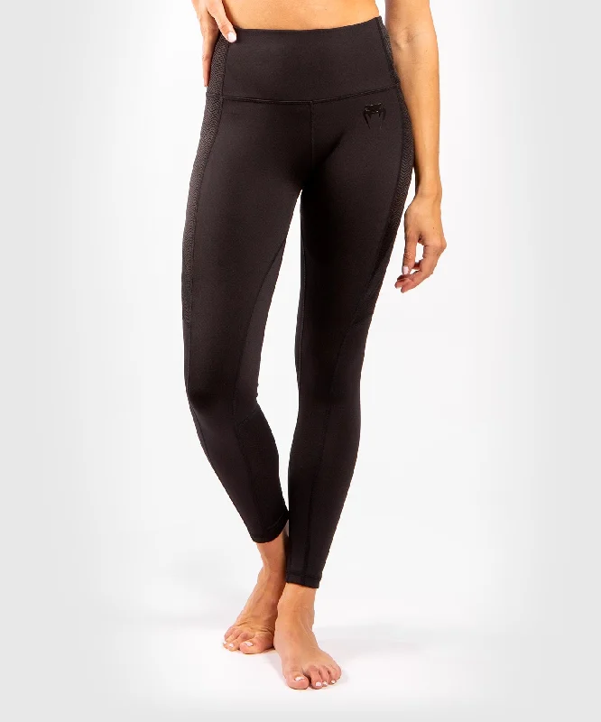 Plus Size Women's Sheer Tight Trousers in Nude for a Subtle and Stylish StatementLeggings Venum G-Fit - Pour Femmes - Noir/Noir