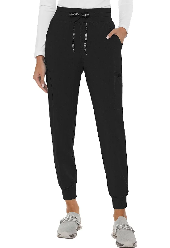 Bell - Bottom Style Women's Denim Pants with Embroidered DetailsMed Couture Touch 7705 Women's Double Cargo Jogger Pant