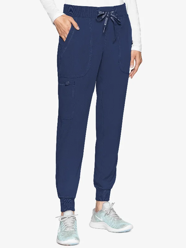 Plus Size Women's Cargo Pants with Multiple Pockets for HikingMed Couture Touch 7710 Women's Jogger Yoga Pant