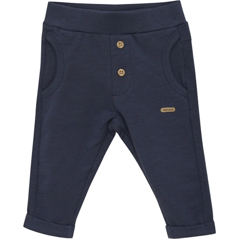 Bell - Bottom Style Women's Denim Pants with Embroidered DetailsMinymo Blue Nights Sweatpants