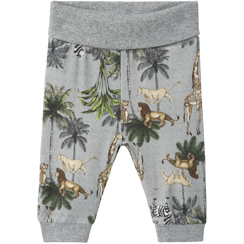 Plus Size Women's Metallic - Finish Joggers for a Stylish LoungeName It Grey Melange Jebb Lion King Pants