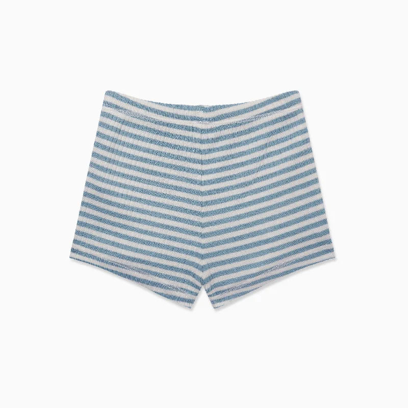 Sea Stripe Ribbed Shorts