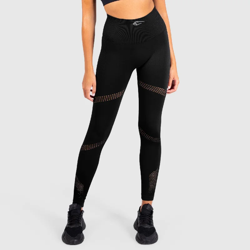 Women's Tight Trousers with Elastic Waistband in Black for Easy and Comfortable WearLeggings Exitum Women's Tight Trousers with Elastic Waistband in Black for Easy and Comfortable WearLeggings Exitum