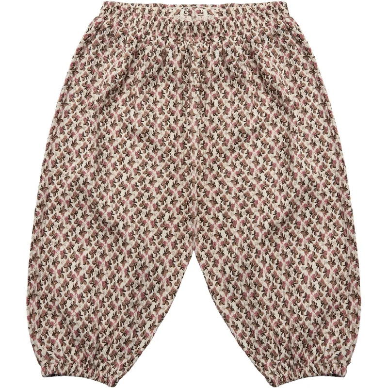Plus Size Women's High - Waisted Bootcut Jeans in Distressed StyleSofie Schnoor Aop Flower Trousers